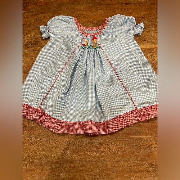 Wish upon a star girls Smocked Rapunzel Top size‎ 6 - Picture 1 of 7